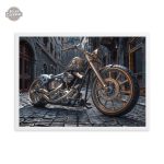 Oeuvre d'art Moto inspirée du style Steampunk