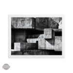 Tableau noir et blanc pour ambiance chic