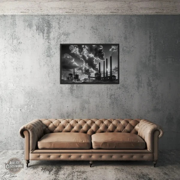 Tableau décoratif au style industriel
