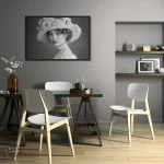 Tableau Vintage Noir et Blanc - Charme Victorien
