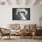 Tableau noir et blanc inspiré du Steampunk