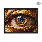 Tableau Oeil Mécanique pour collection steampunk
