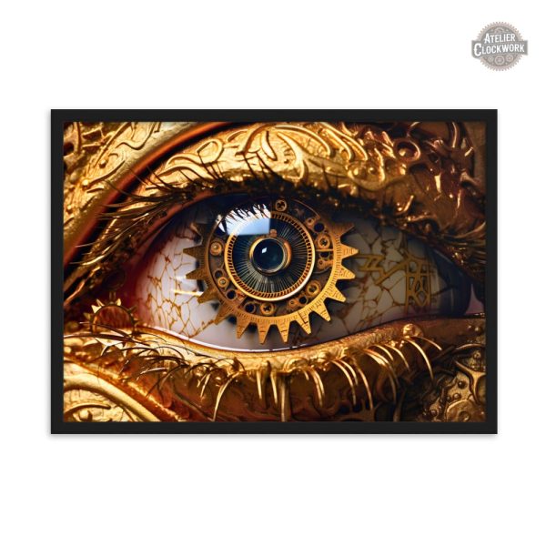 Tableau Oeil Mécanique pour collection steampunk