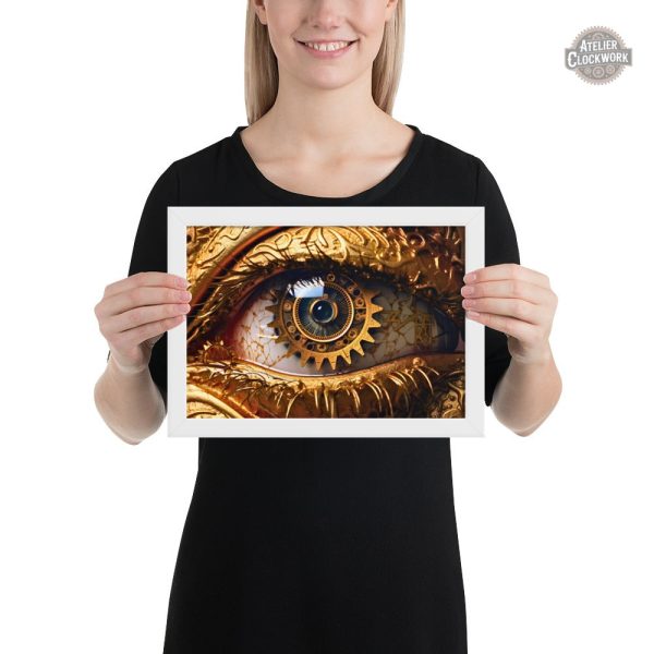 Tableau Oeil Mécanique Steampunk - vue 2