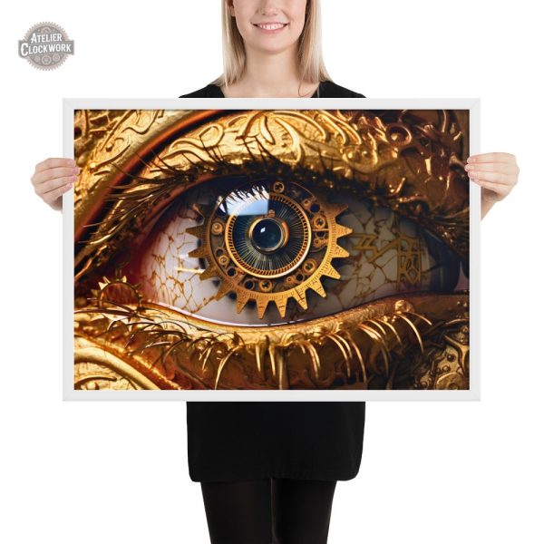 Tableau Oeil Mécanique Steampunk - vue 4