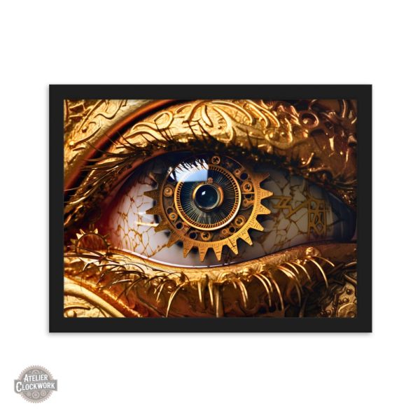 Oeil Mécanique en décoration murale steampunk