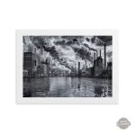 Art mural inspiré du style industriel