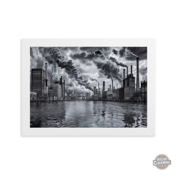 Art mural inspiré du style industriel