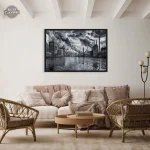 Art mural steampunk minimaliste