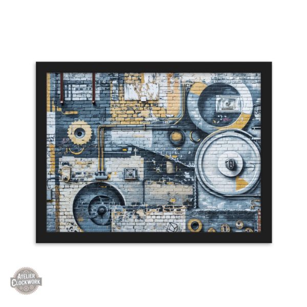 Oeuvre d'art steampunk pour intérieur contemporain