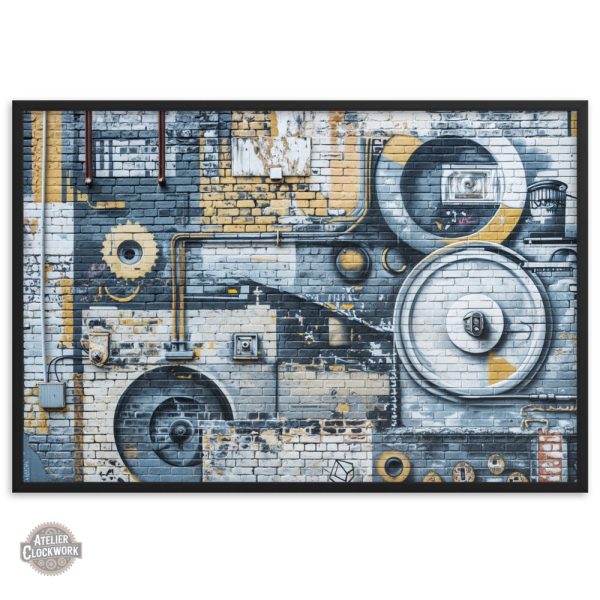 Tableau au charme industriel et vintage