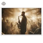 Tableau Rétro Vintage - Âge d'Or du Jazz