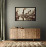 Tableau Steampunk Revolution Industrielle