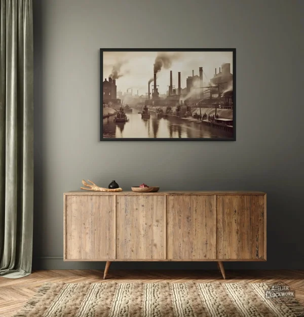 tableau-revolution-industrielle-1 Tableau Steampunk Revolution Industrielle