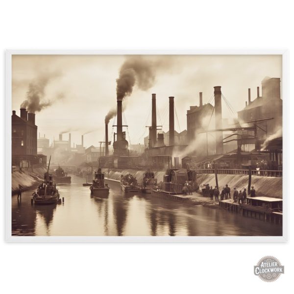 Art mural inspiré du mouvement industriel