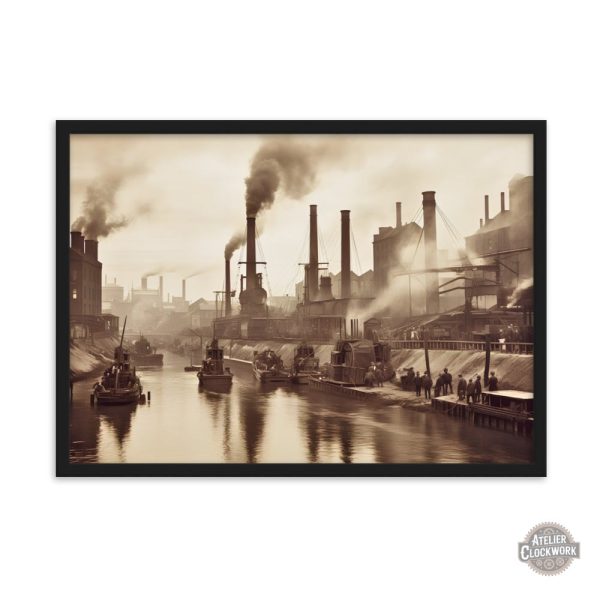 Œuvre d'art steampunk pour décoration intérieure