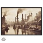 Tableau vintage à thème industriel