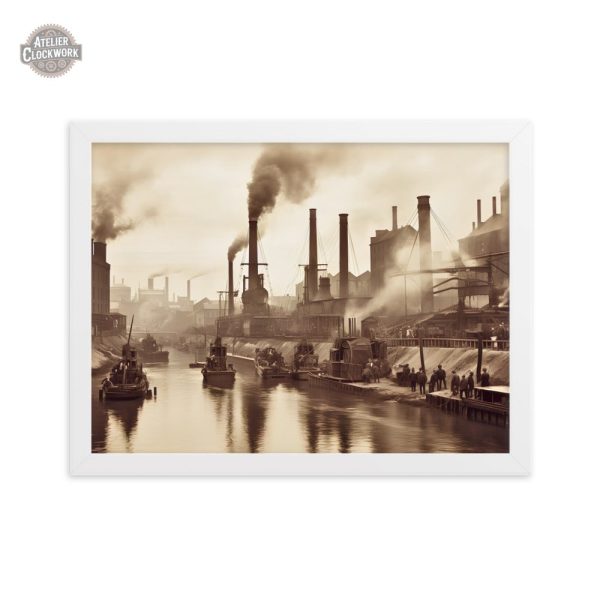 Tableau moderne sur l'ère industrielle
