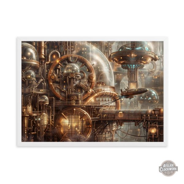 Tableau inspiré par l'esthétique Steampunk