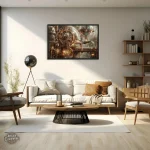 Décor mural Steampunk inspiré de l'ère industrielle