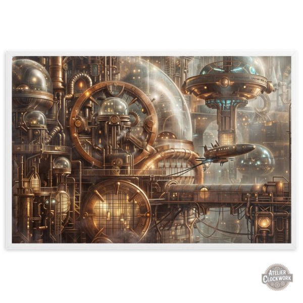 Tableau d'ambiance rétro-futuriste