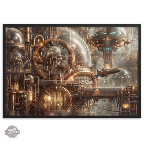 Oeuvre d'art sur le thème de la révolution industrielle