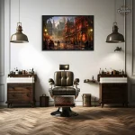 Tableau décoratif sur le thème steampunk