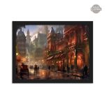 Design steampunk de paysage urbain