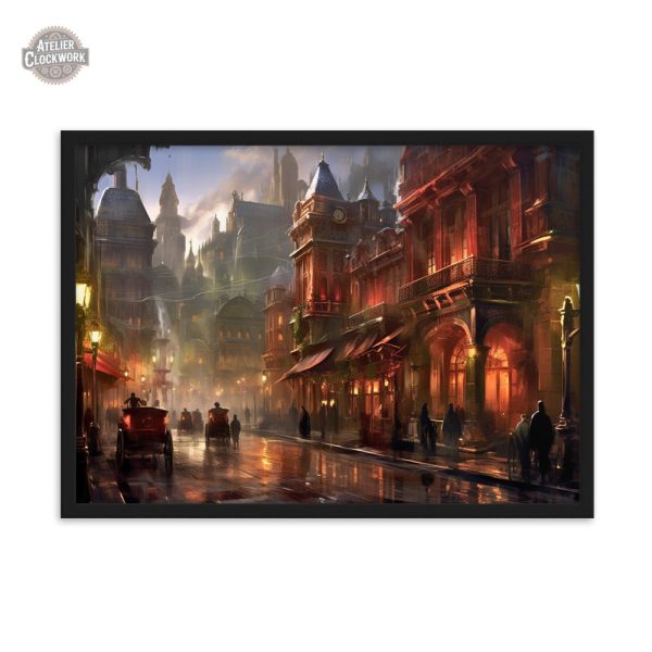 Tableau inspiré du mouvement steampunk