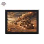 Illustration steampunk pour décoration intérieure