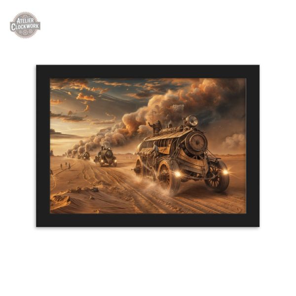 Illustration steampunk pour décoration intérieure