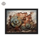 Décoration murale steampunk pour intérieur chic