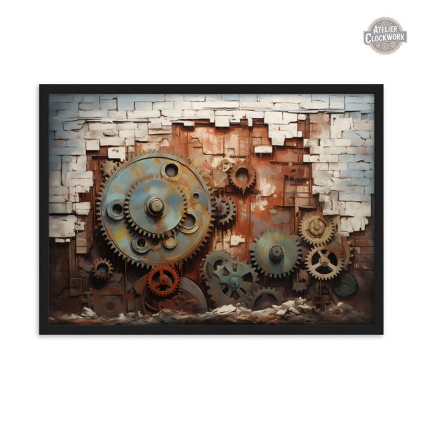 Tableau original avec motifs industriels uniques