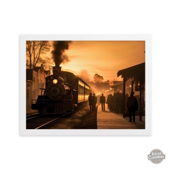 Tableau Train Vapeur pour décoration intérieure