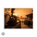 Art steampunk Train Vapeur vintage