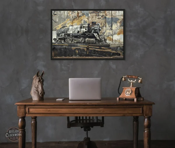 tableau-type-industriel-1 Tableau industriel de style locomotive