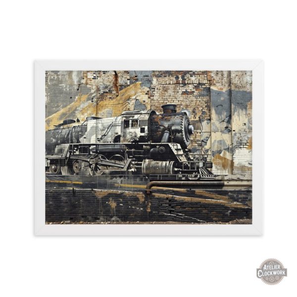 Design mural inspiré par le steampunk