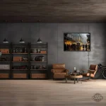 Art mural inspiré du style Steampunk