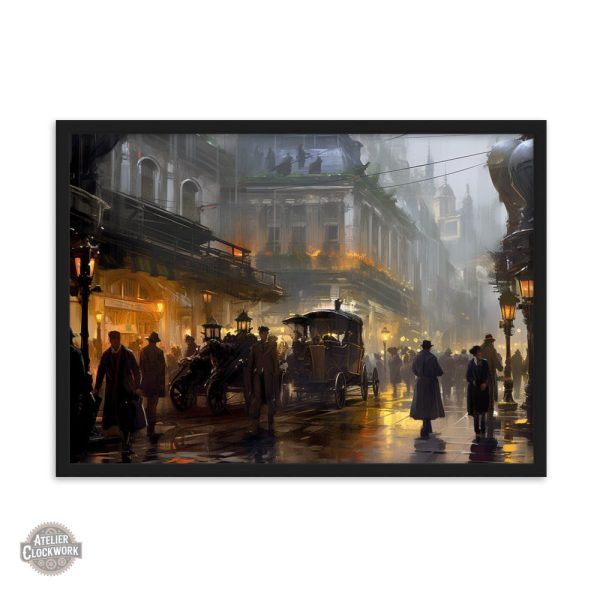 Design original de ville dans le style Steampunk
