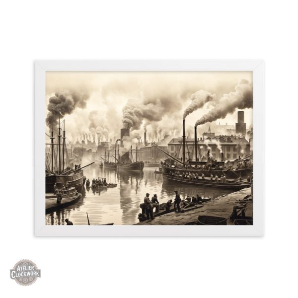 Art mural steampunk au look vintage