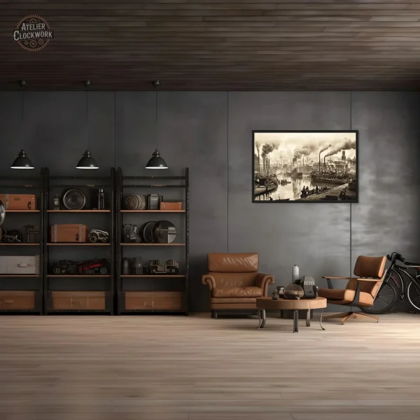 Affiche Steampunk décorative pour intérieur