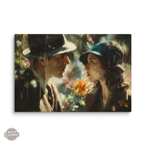 Œuvre vintage inspirée du mouvement steampunk