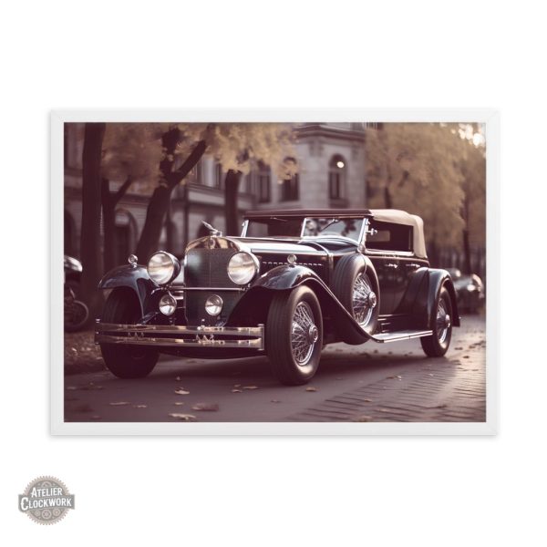 Décoration murale steampunk voiture vintage
