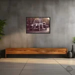 Tableau vintage sur le thème de la voiture