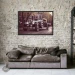 Tableau décoratif vintage voiture classique