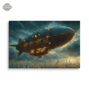 Tableau Zeppelin Steampunk décoratif