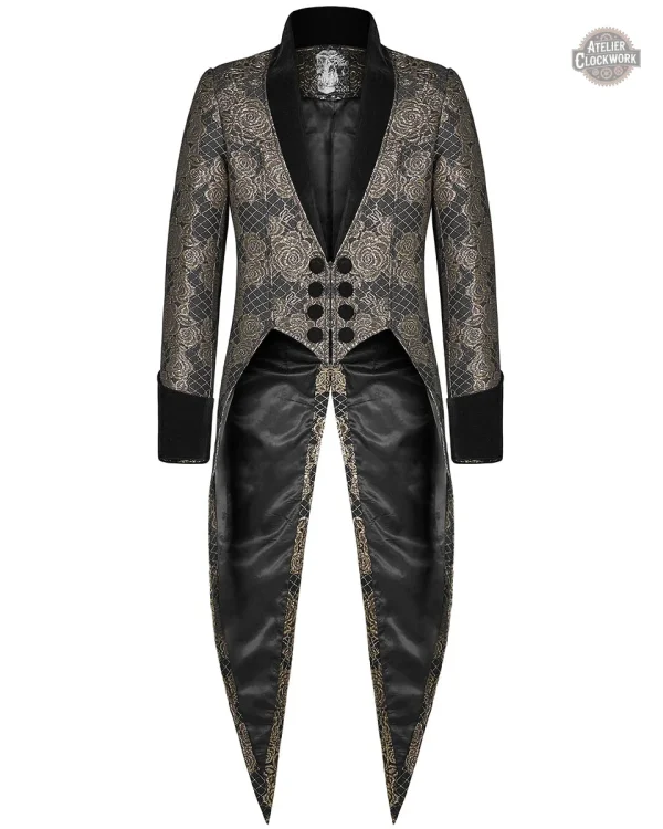 Manteau gothique or pour une allure unique