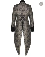 Vêtement steampunk homme avec brocart doré
