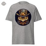 Hibou artistique sur tee shirt tendance