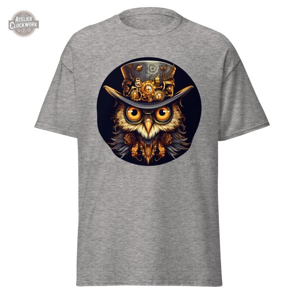 Hibou artistique sur tee shirt tendance